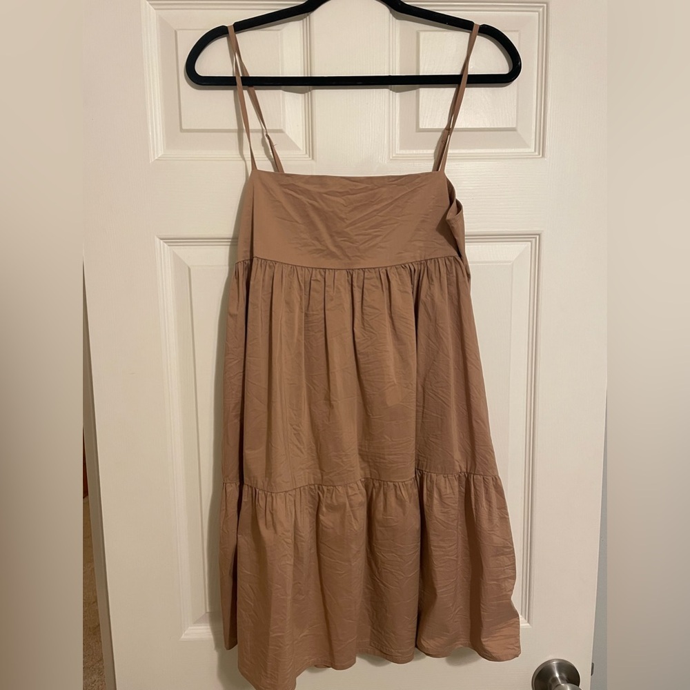 Tan Boutique Bubble Dress